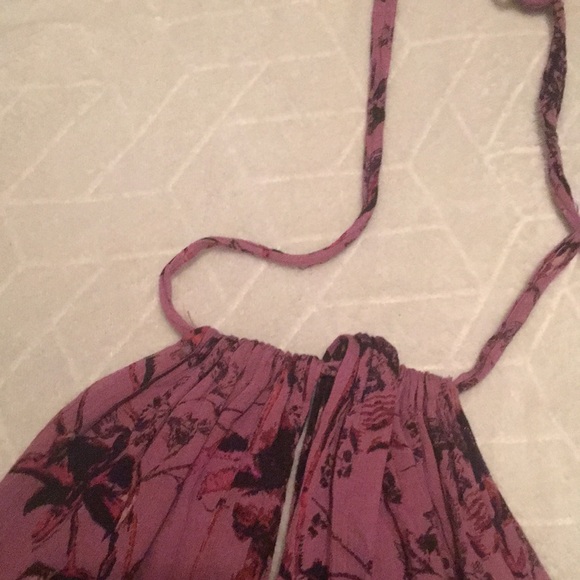 Purple Floral Jumpsuit - Picture 4 of 7